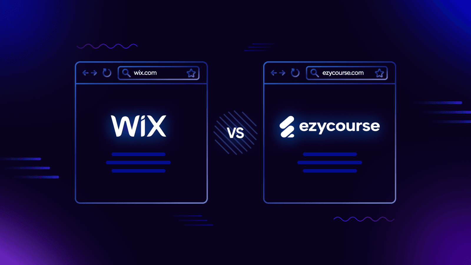 Wix vs. EzyCourse: Why Smart Creators Are Making the Switch?