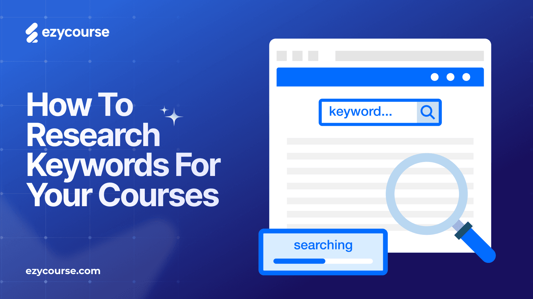 How to Find the Right Keywords for Your Course That Rank