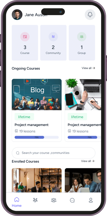 EzyCourse Mobile App Preview