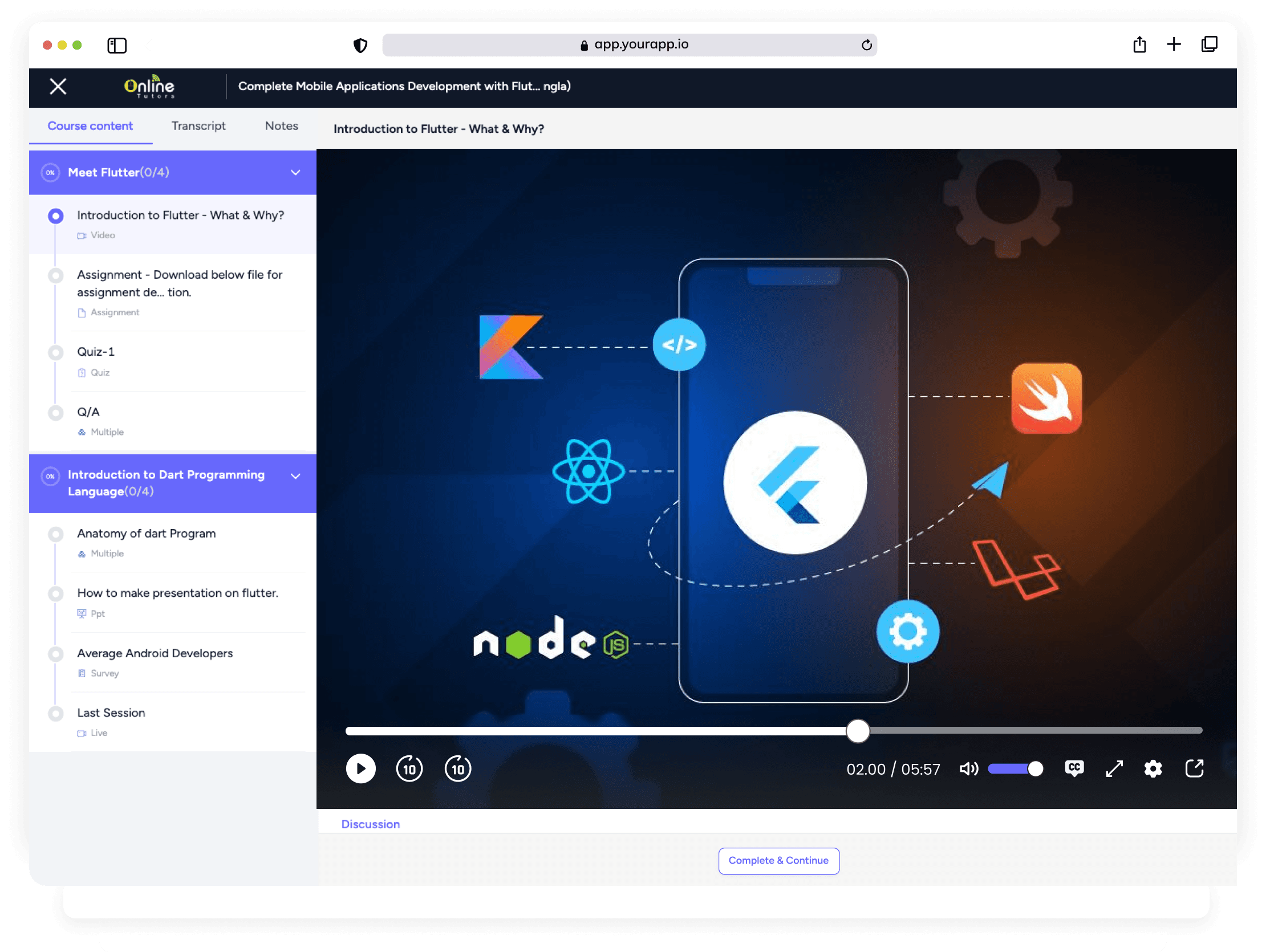 EzyCourse Feature preview