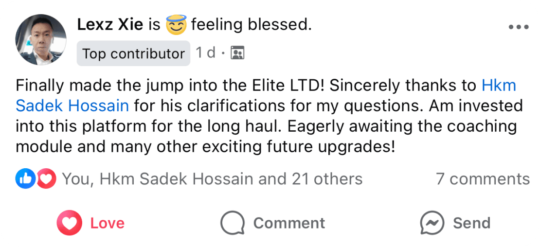 Testomonial of Ezycourse