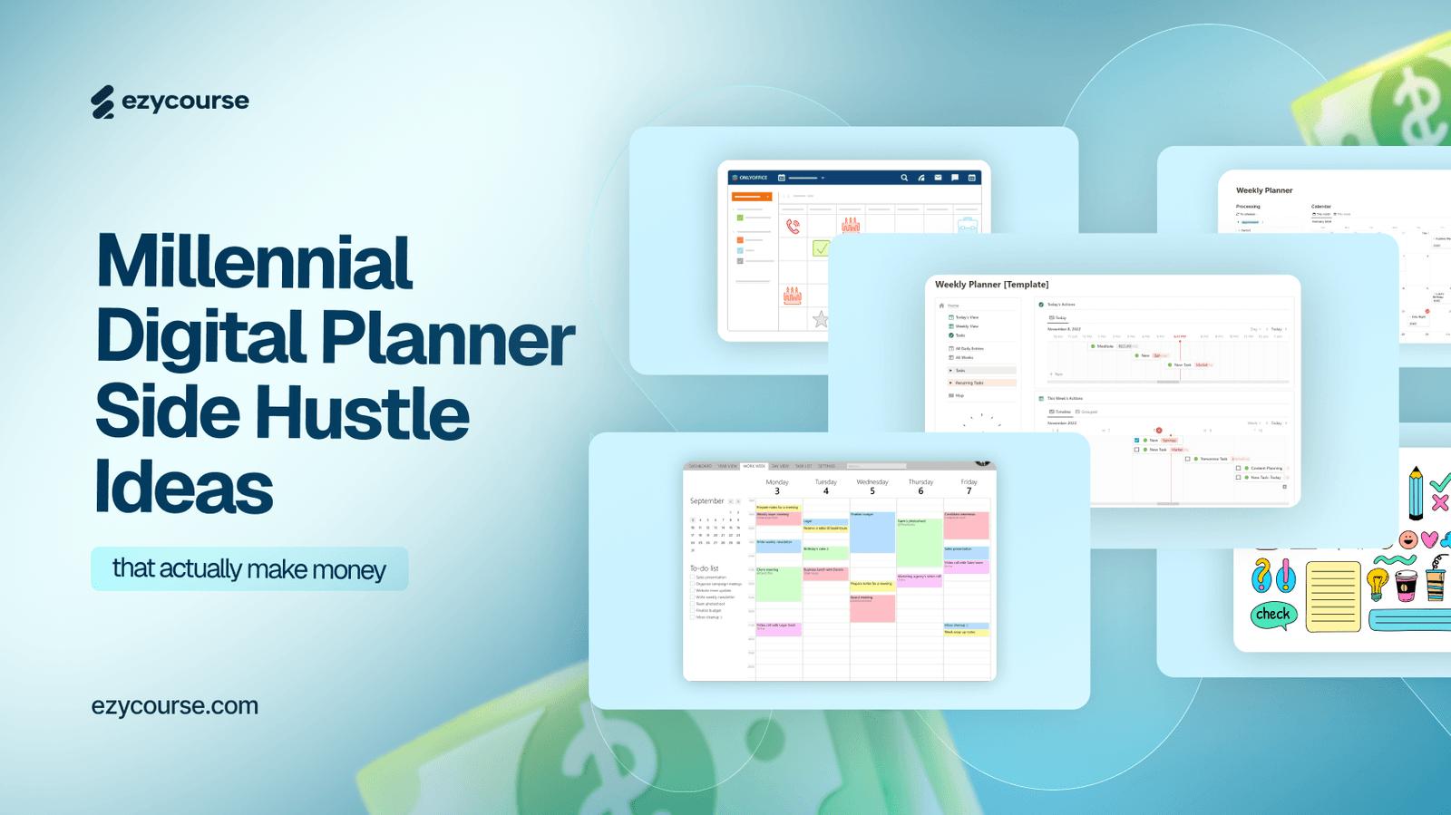 Millennial Digital Planner Side Hustle Ideas That Actually Make Money
