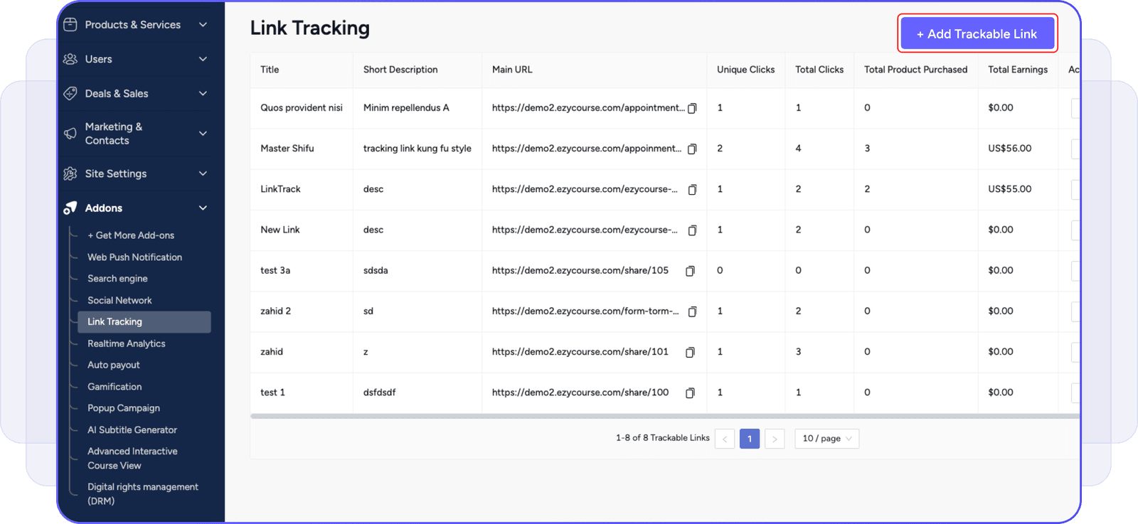 addons section image
